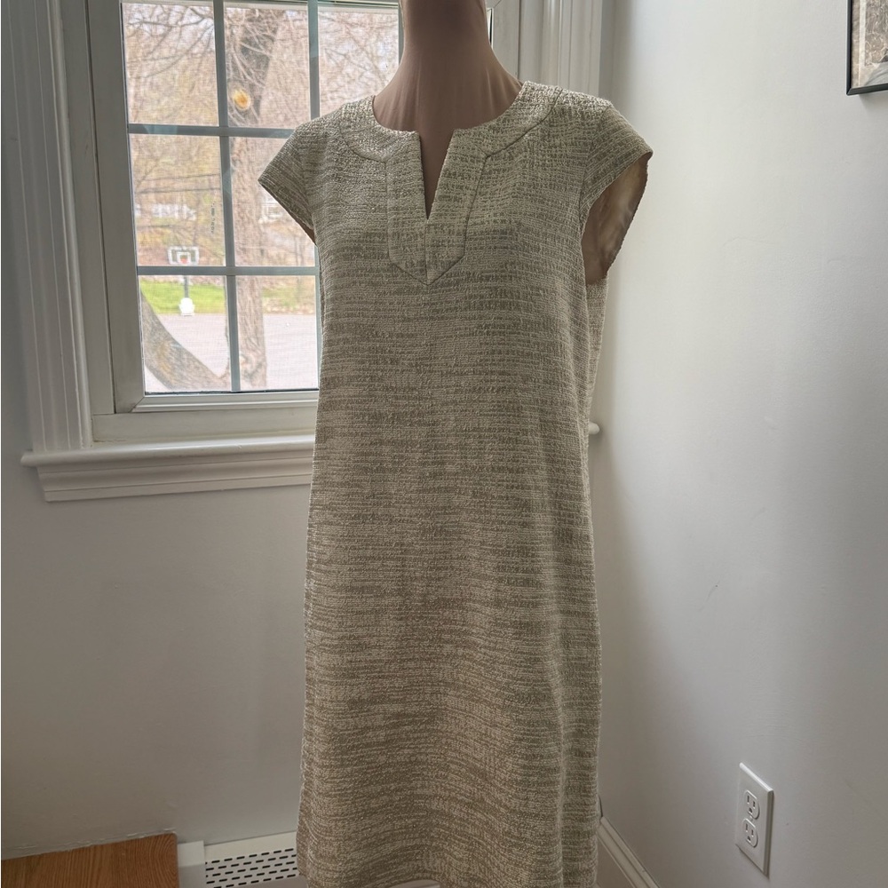 Kate Spade Cream Cap Sleeve Knit Dress